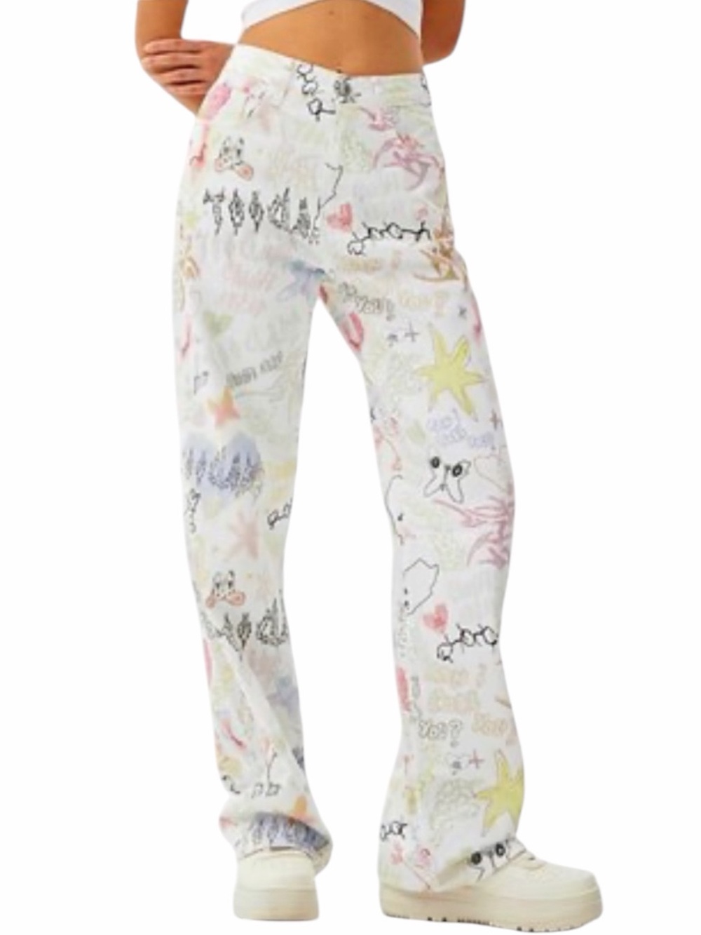 Bershka 90’s High-Rise Wide Leg Jeans